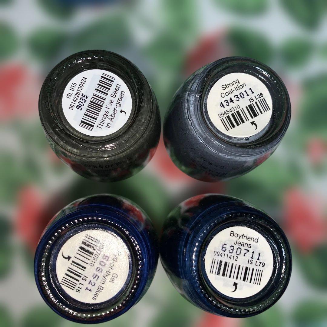 OPI インフィニットシャイン　ダークカラー系セット