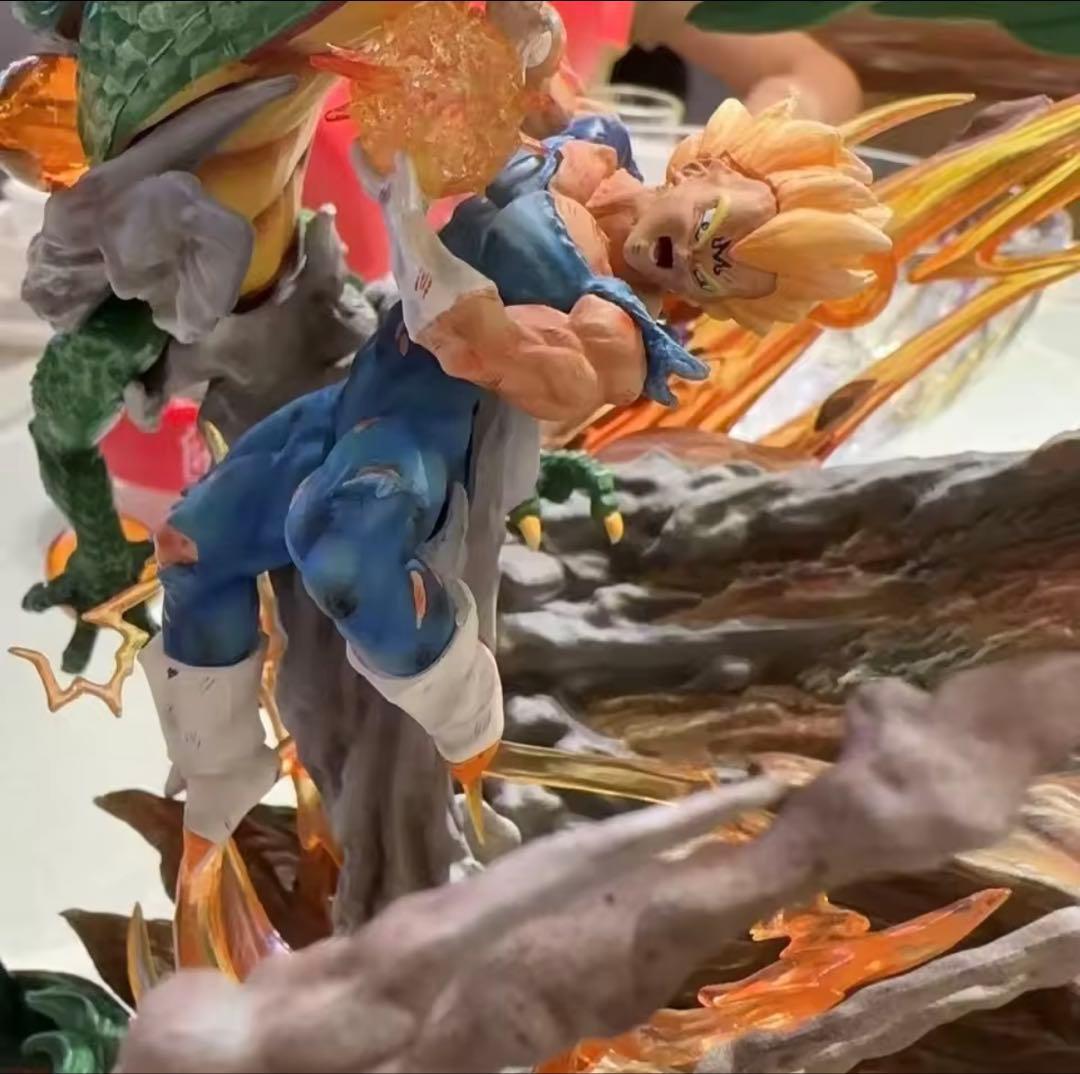 ドラゴンボール　悟空　ベジータ　神龍　フィギュア　ガレージキット　38cm