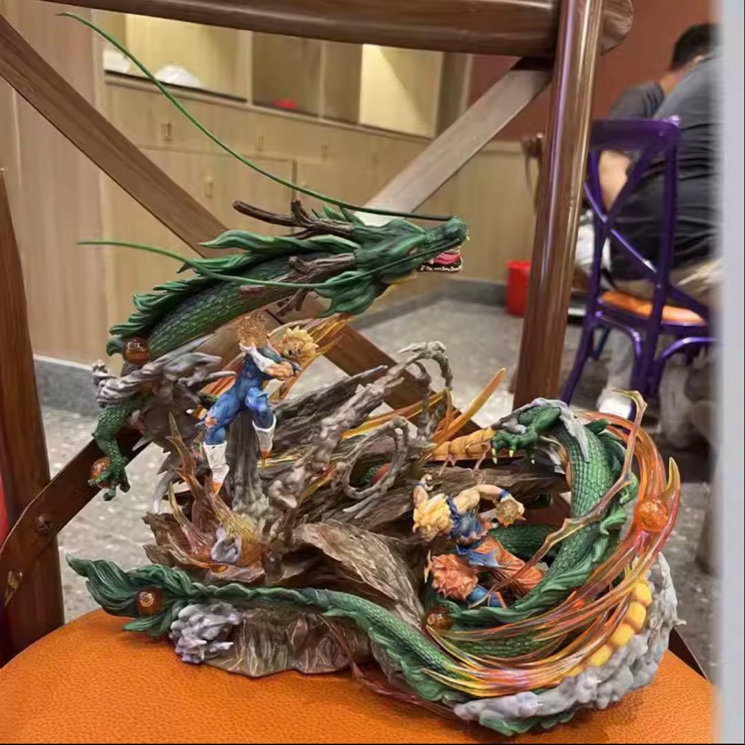 ドラゴンボール　悟空　ベジータ　神龍　フィギュア　ガレージキット　38cm