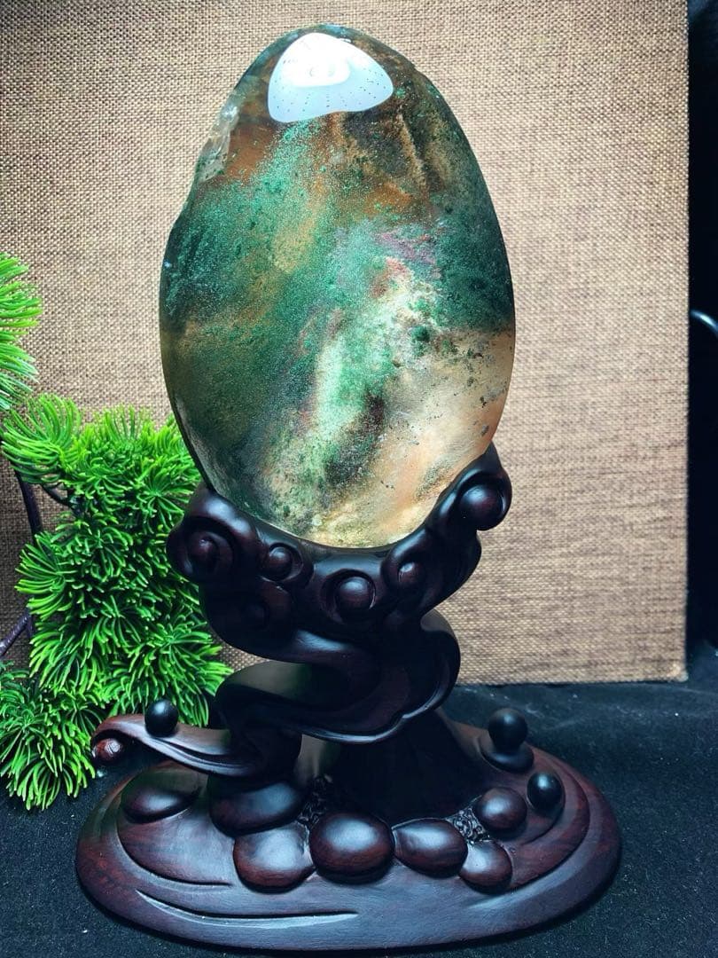 ⭐︎【極上品】天然 ガーデン クォーツ 置物 842.6g