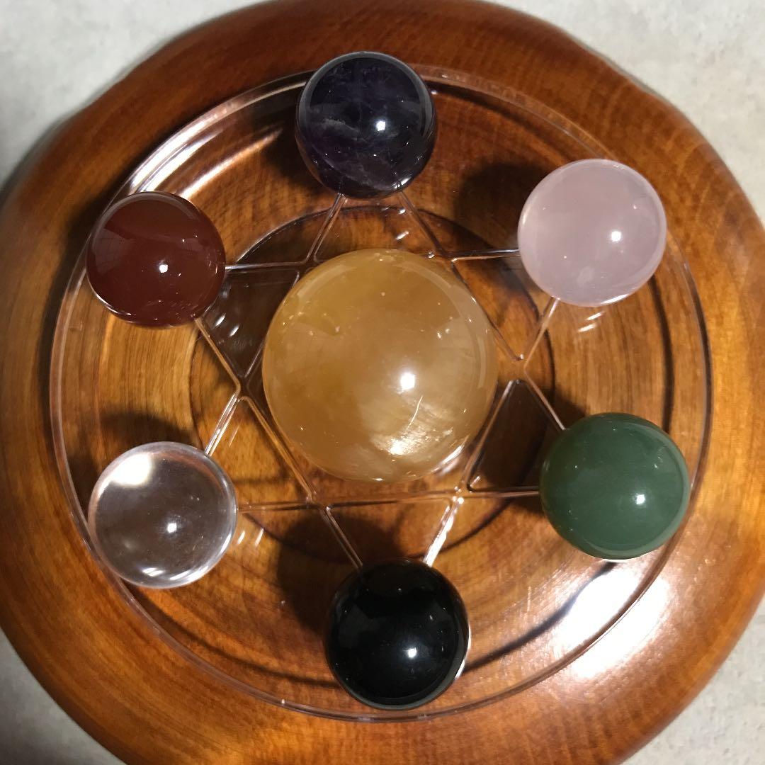 S3★特別ご提供★THE 七星陣☆【7種チャクラストーン♢アクリル製七星盤】❤️