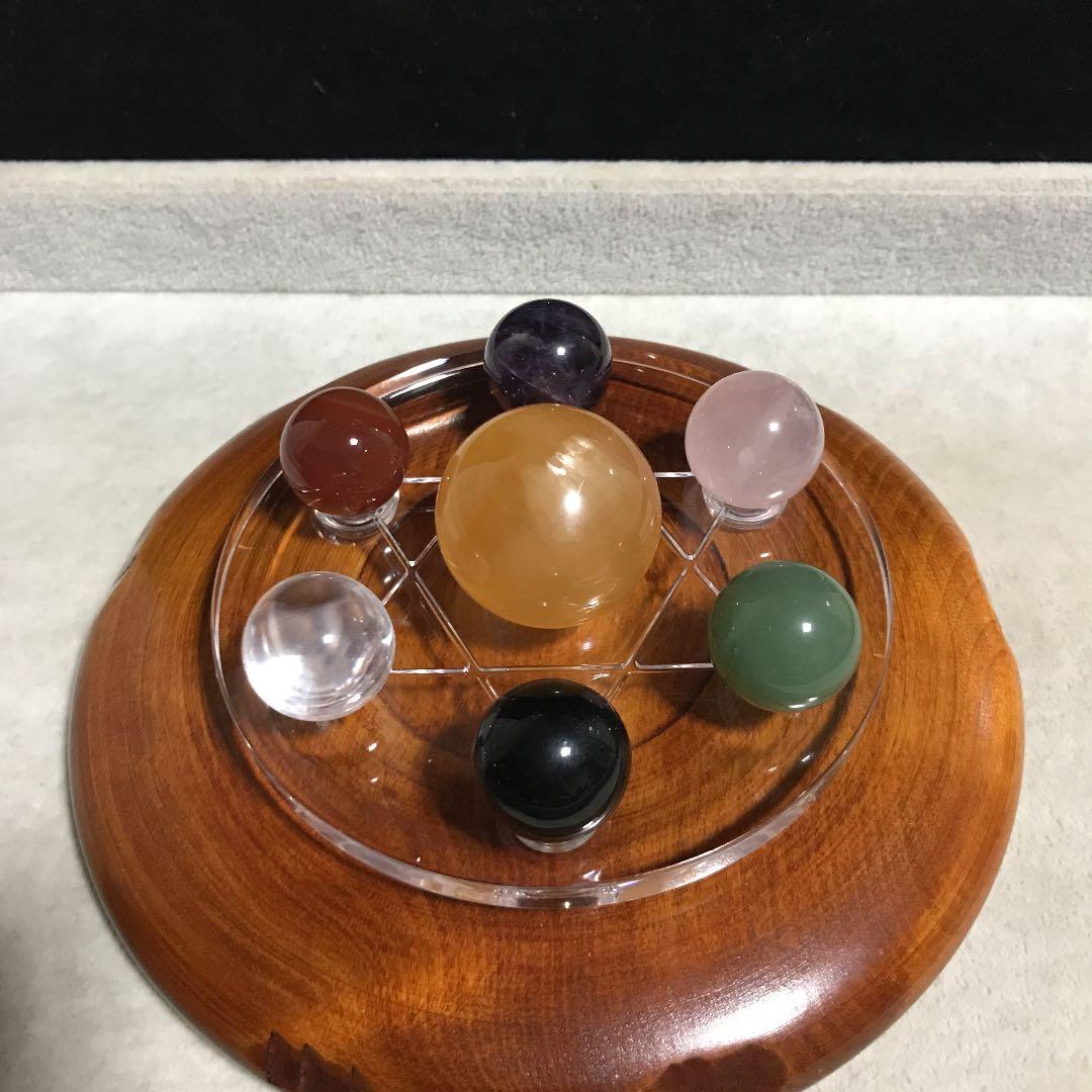 S3★特別ご提供★THE 七星陣☆【7種チャクラストーン♢アクリル製七星盤】❤️