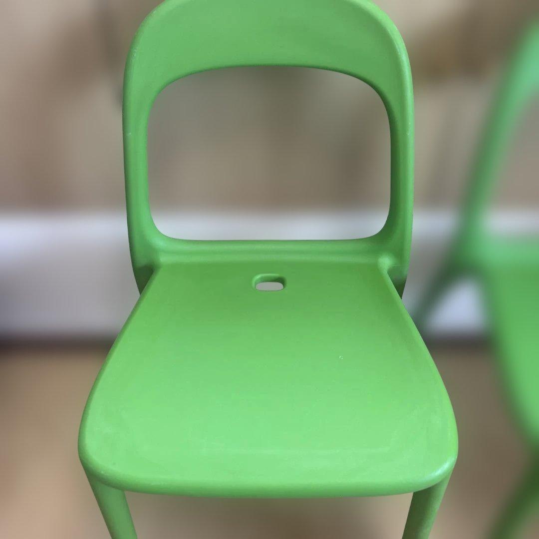 廃盤　希少　IKEA URBAN ウルバン　グリーン2脚セット