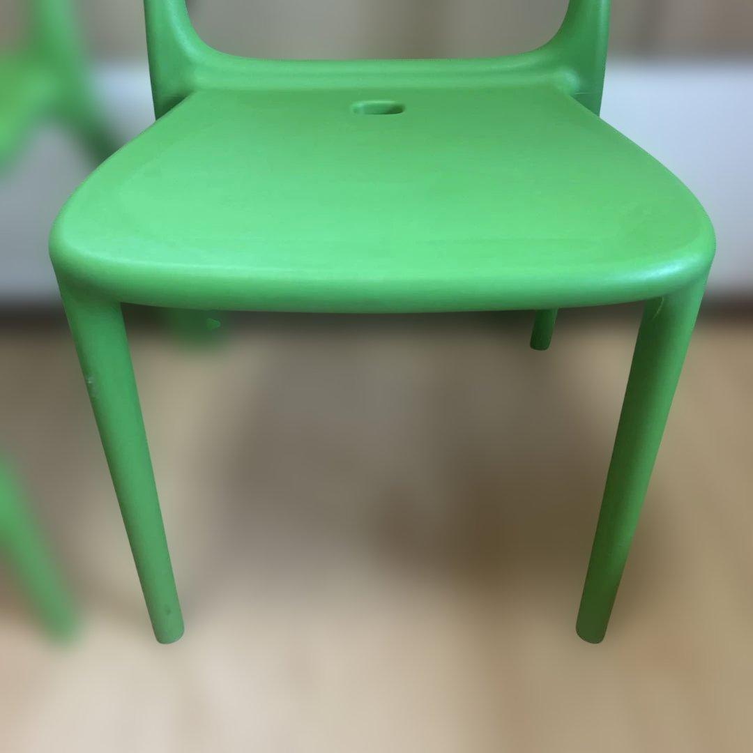 廃盤　希少　IKEA URBAN ウルバン　グリーン2脚セット