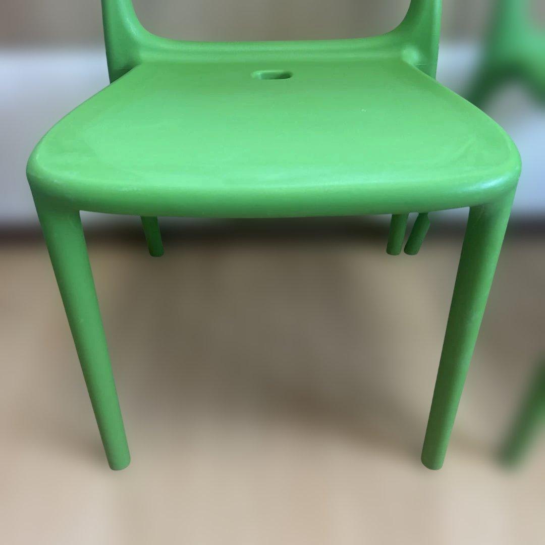廃盤　希少　IKEA URBAN ウルバン　グリーン2脚セット