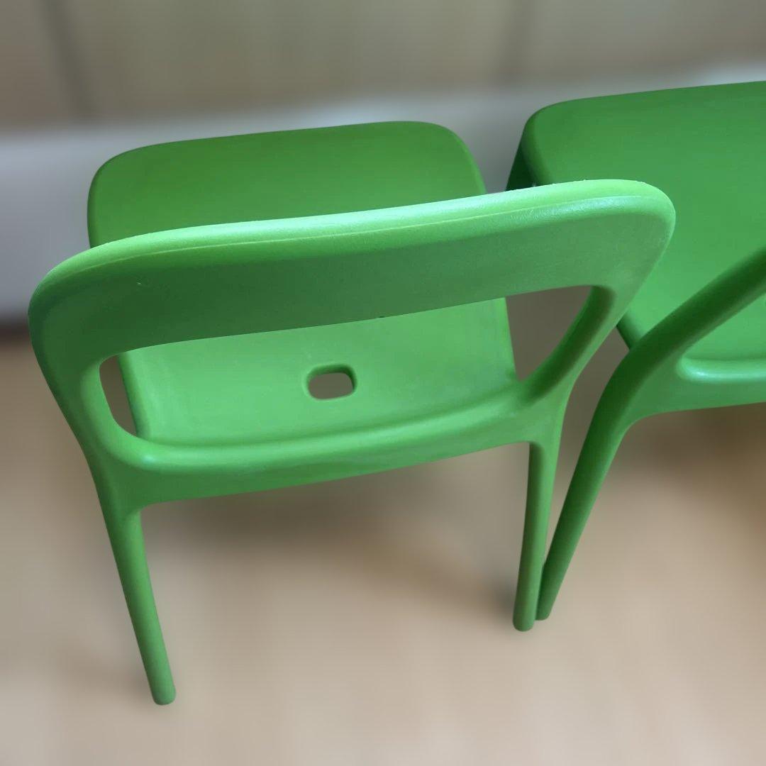 廃盤　希少　IKEA URBAN ウルバン　グリーン2脚セット