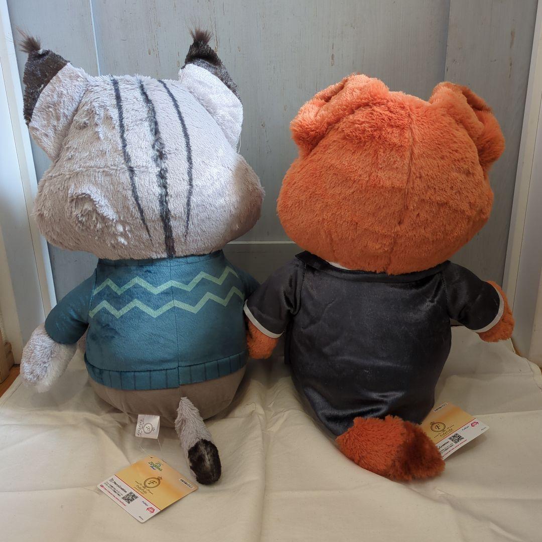 パウバート&ニック】ズートピア2 FukuFuku V-BIGぬいぐるみセット