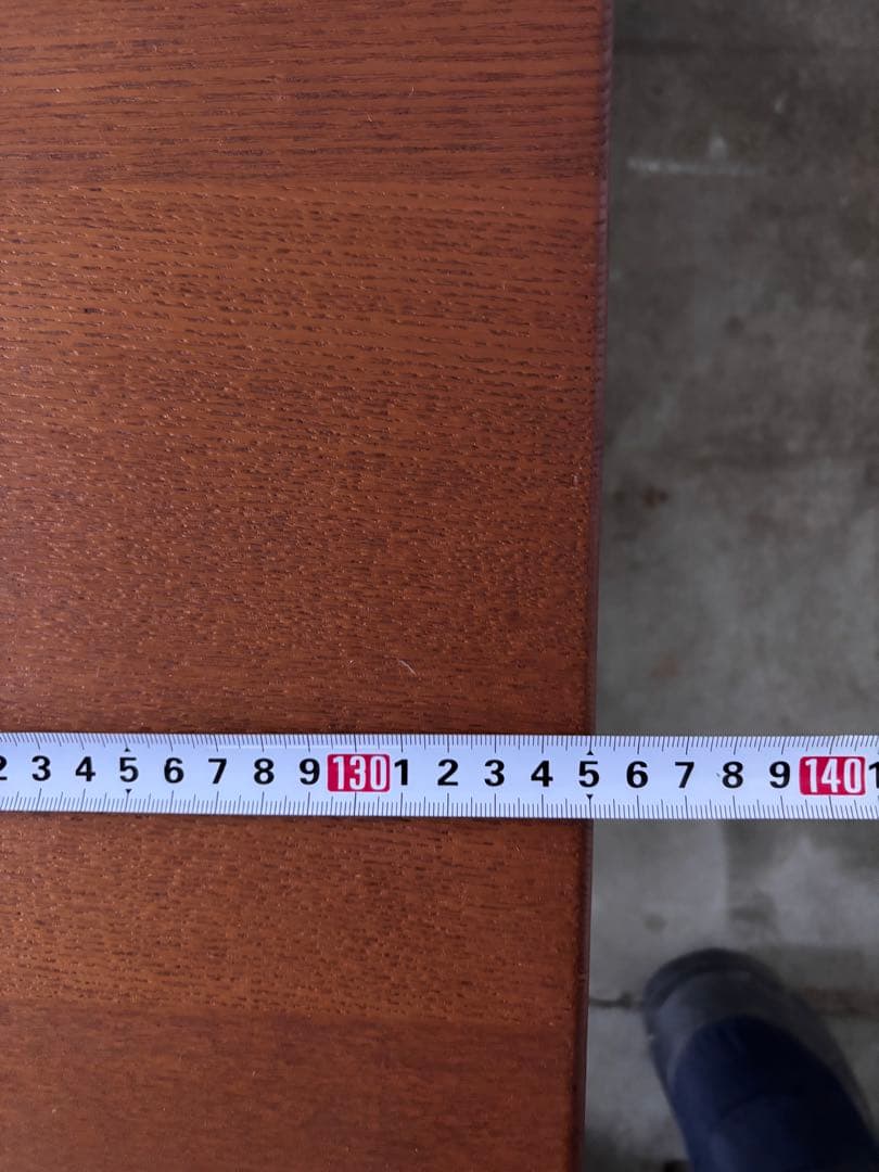 幅135㎝　タモ材のローテーブル　センターテーブル　天然木　無垢材