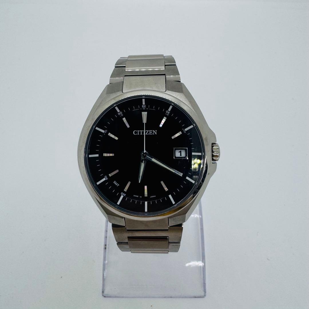 ✨CITIZEN✨シチズン✨デイト✨エコドライブ✨ブラック文字盤✨腕時計✨
