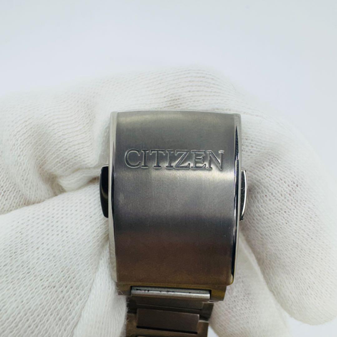 ✨CITIZEN✨シチズン✨デイト✨エコドライブ✨ブラック文字盤✨腕時計✨