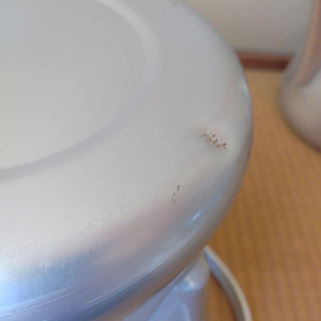 アンティーク　ミルクポット　大容量　骨董品アルミ製ケトル　やかん