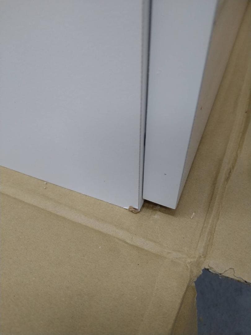 6127 ステンレス天板シンクサイド収納庫3段　幅400