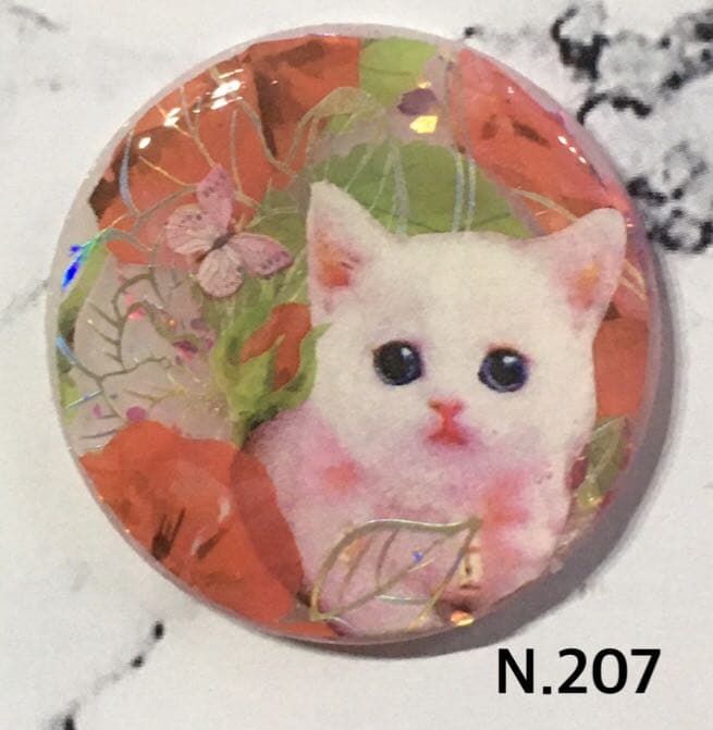 レジンヘアゴム♡クリスマスパンダと猫ちゃん・再販不可