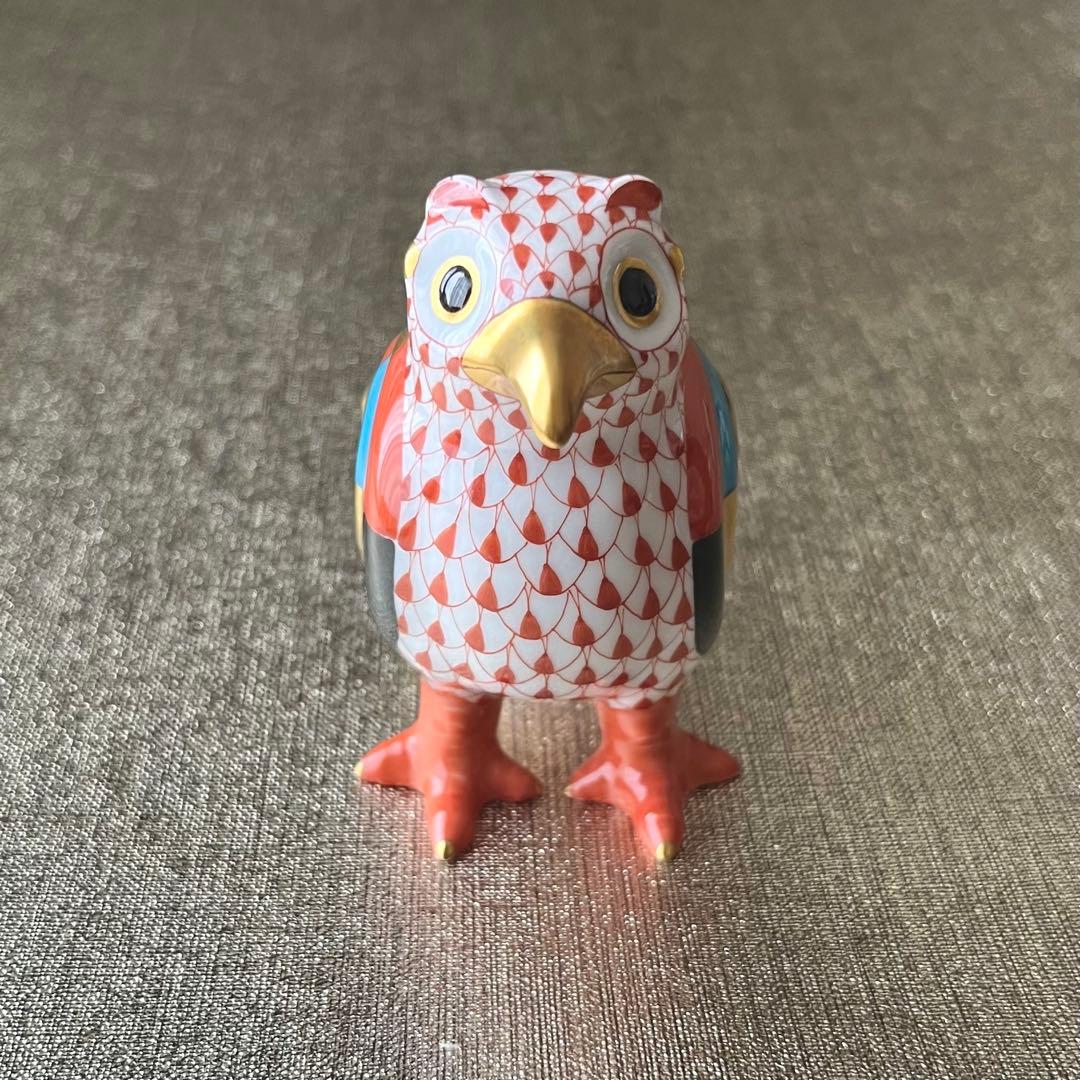 ヘレンド 世界のふくろう 中国のふくろう 置物