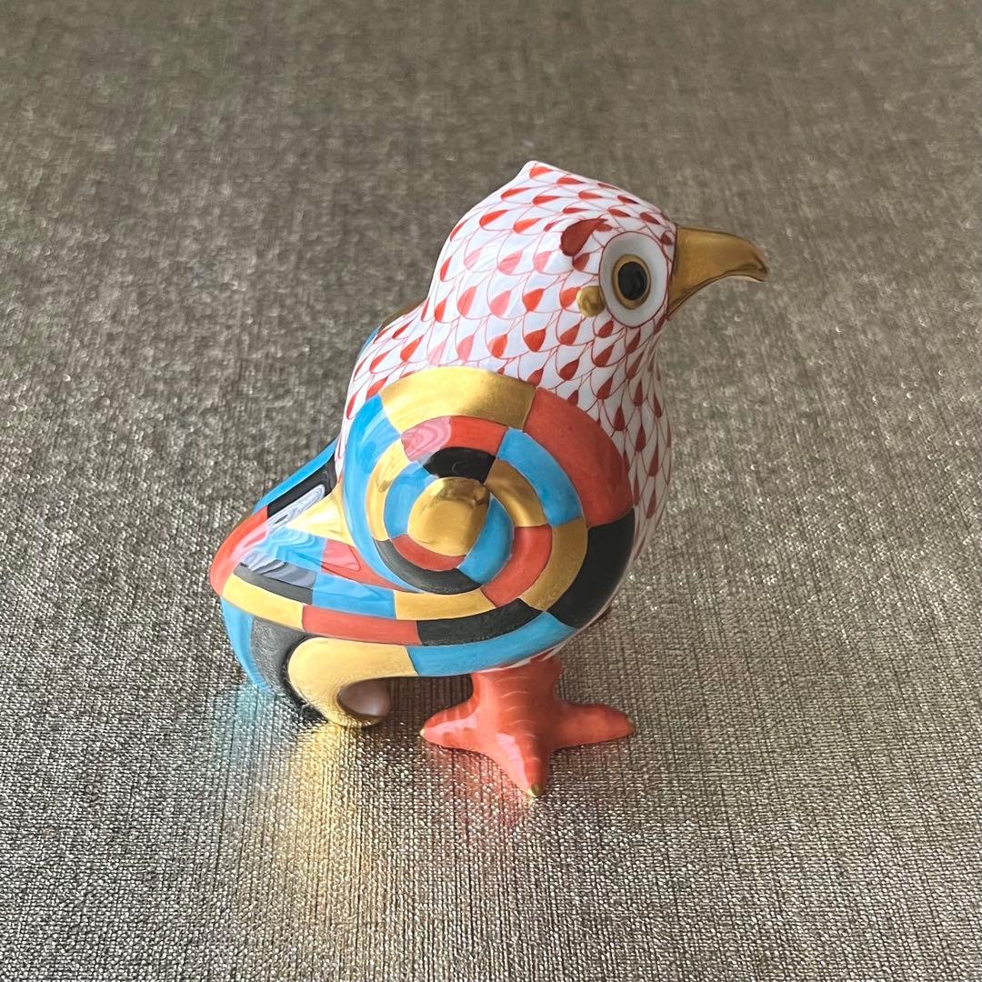 ヘレンド 世界のふくろう 中国のふくろう 置物