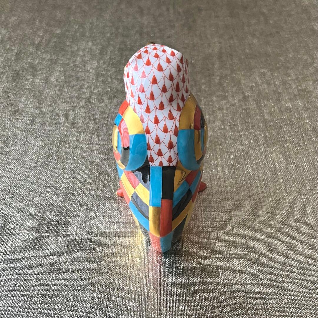 ヘレンド 世界のふくろう 中国のふくろう 置物