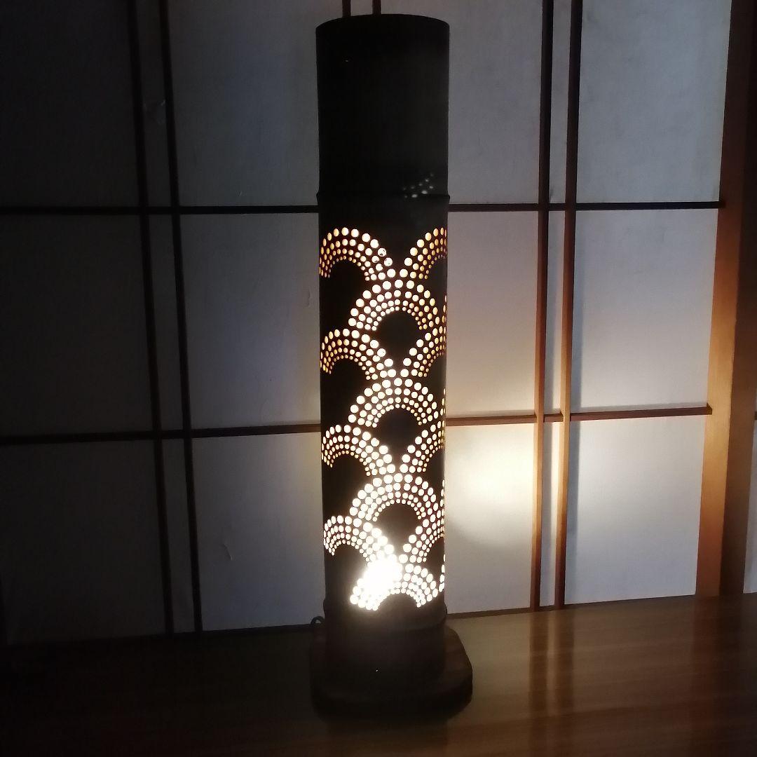 癒し灯火　竹灯籠　No23194