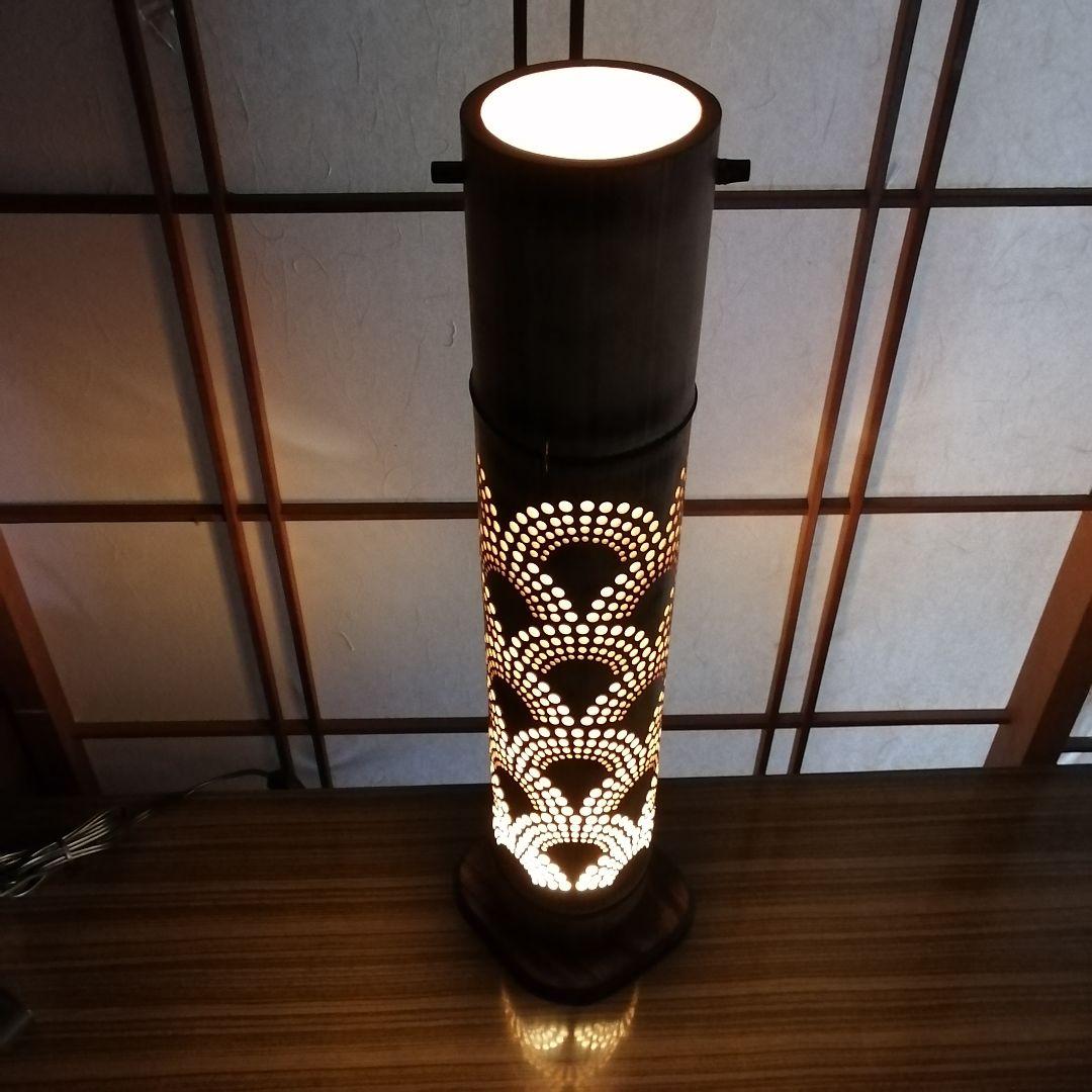 癒し灯火　竹灯籠　No23194