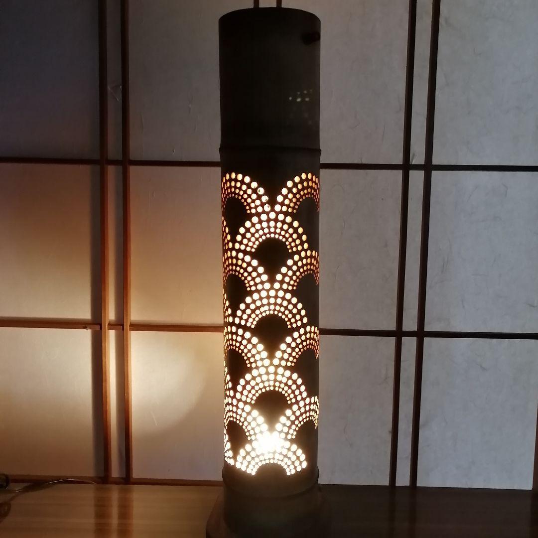 癒し灯火　竹灯籠　No23194