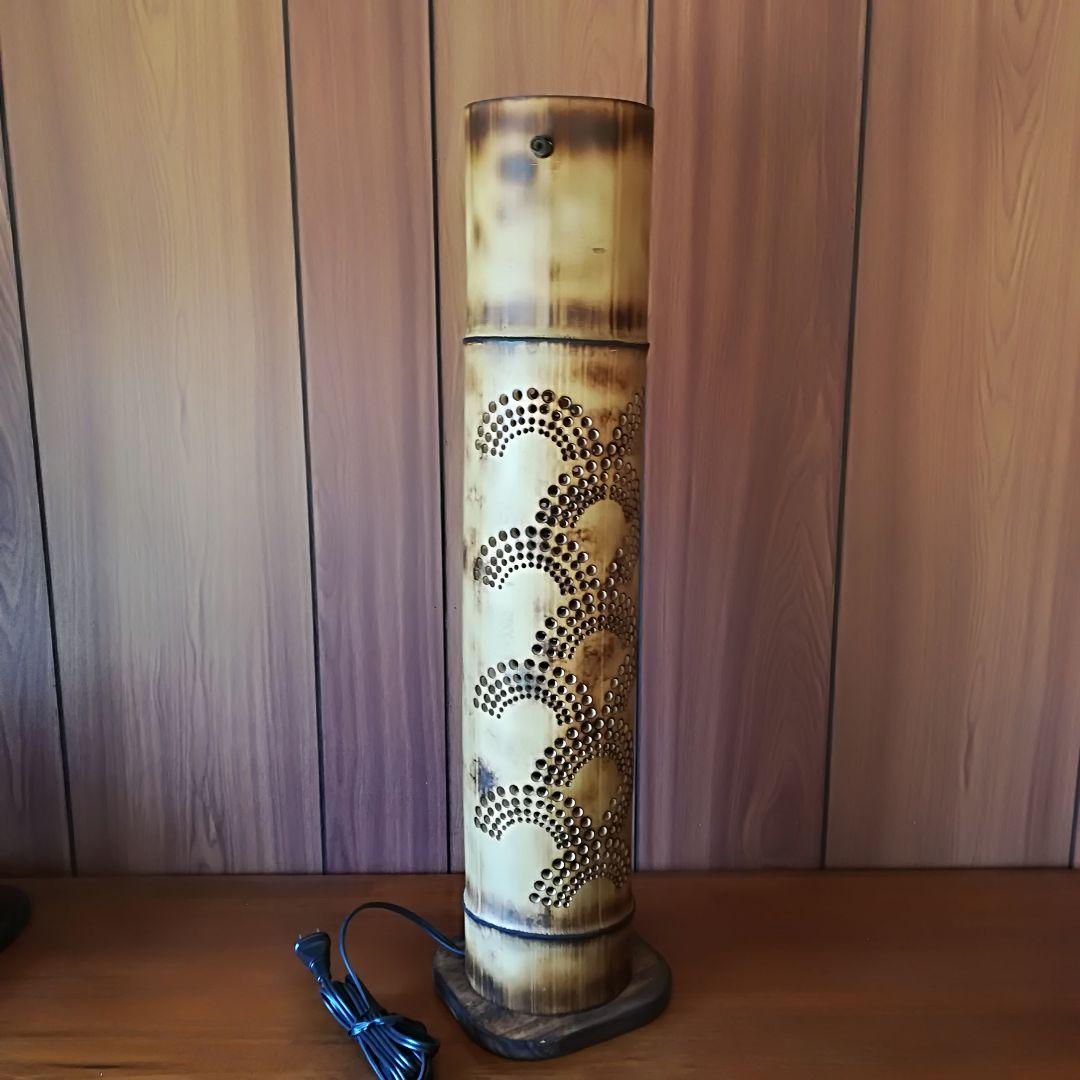 癒し灯火　竹灯籠　No23194