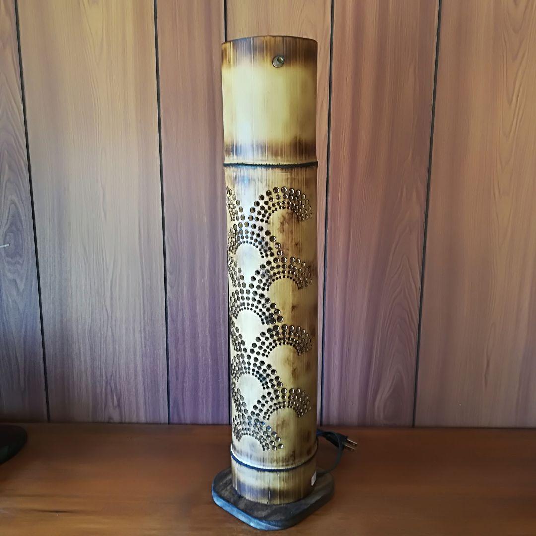 癒し灯火　竹灯籠　No23194