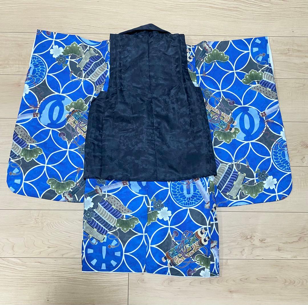 【足袋・下駄未使用】七五三　3歳　男の子　被布　セット