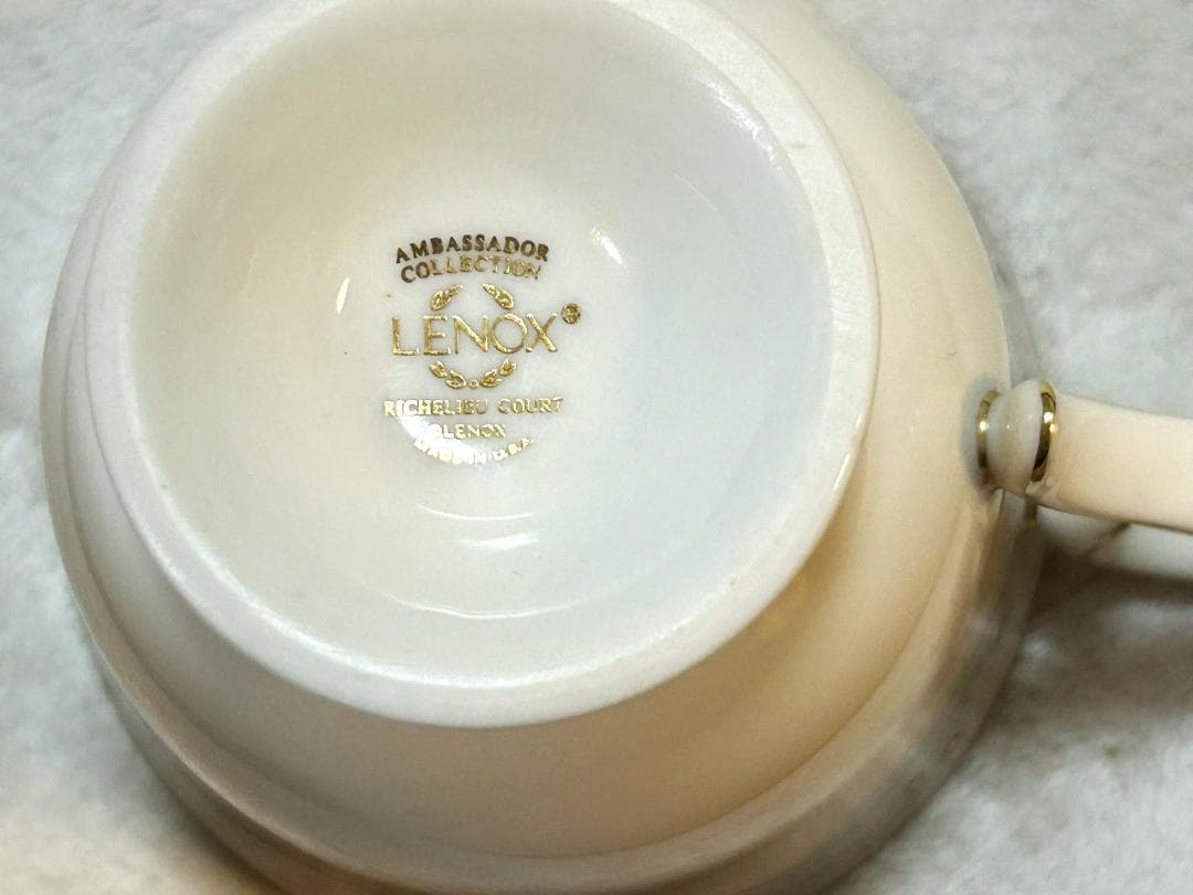 レノックス　カップ＆ソーサー　６客　LENOX　アンバサダーコレクション　希少