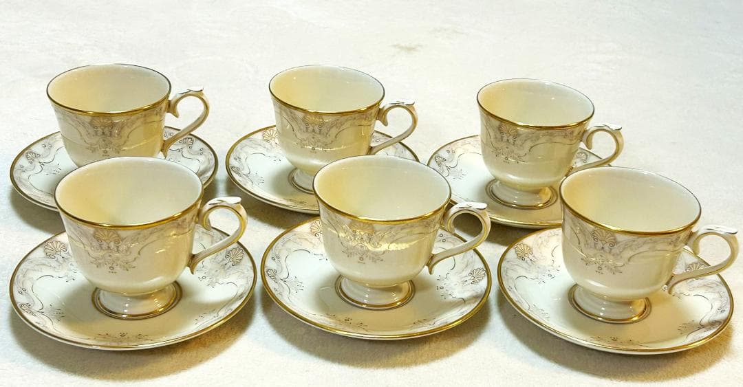 レノックス　カップ＆ソーサー　６客　LENOX　アンバサダーコレクション　希少