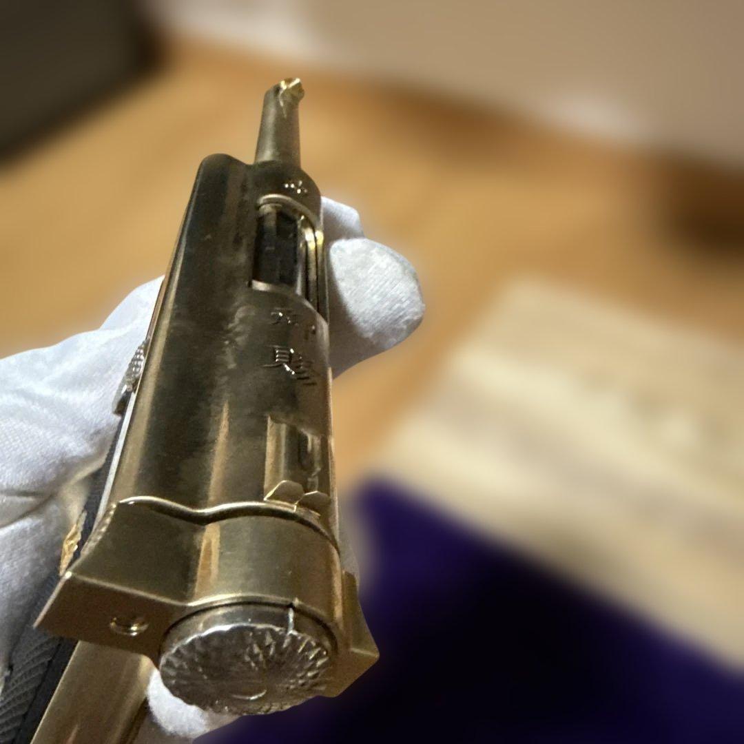 【装飾銃】【モデルガン】式槍南 金属製モデルガン 木箱付き