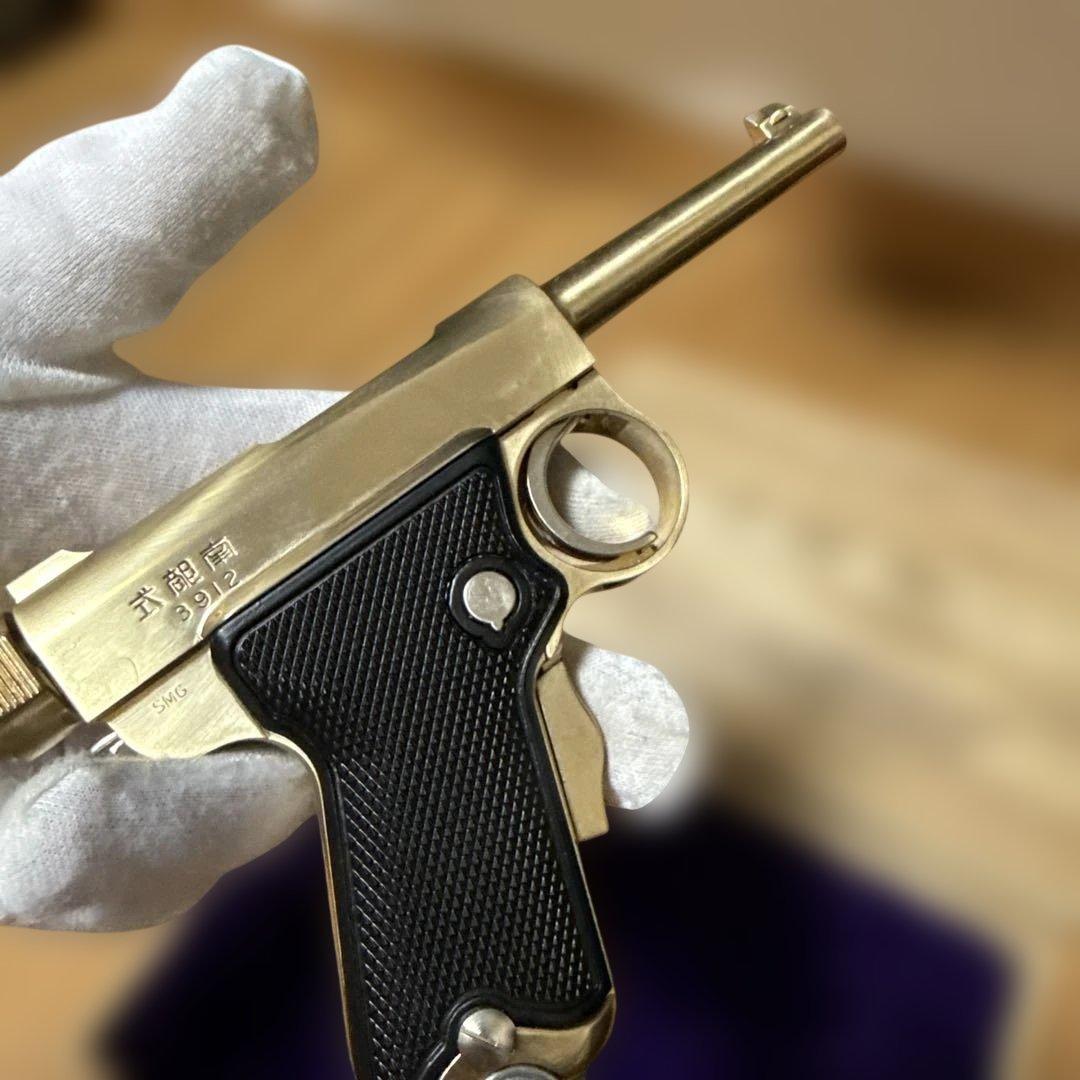 【装飾銃】【モデルガン】式槍南 金属製モデルガン 木箱付き