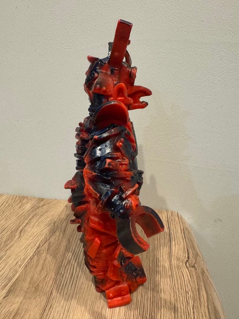 マルサン スタンダードサイズ ガルバン 230mm 赤成型ブルメタ【ジャンク】