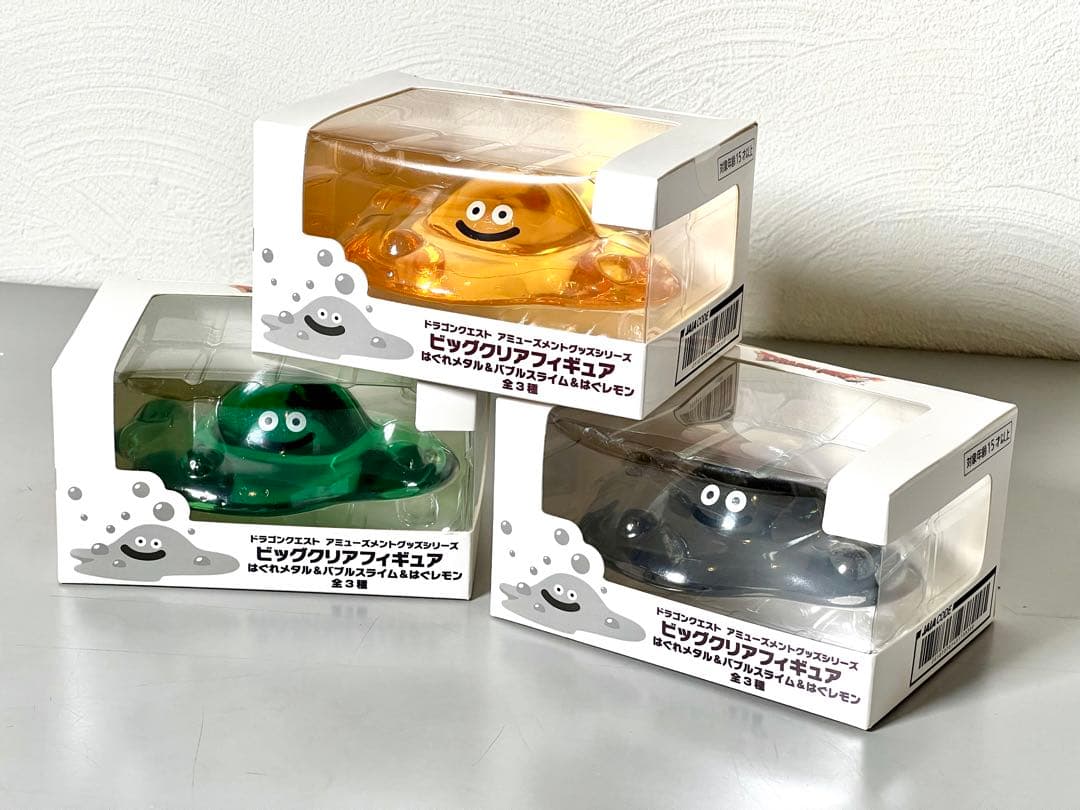 ドラゴンクエストビッグクリアフィギュア はぐれメタル＆バブル