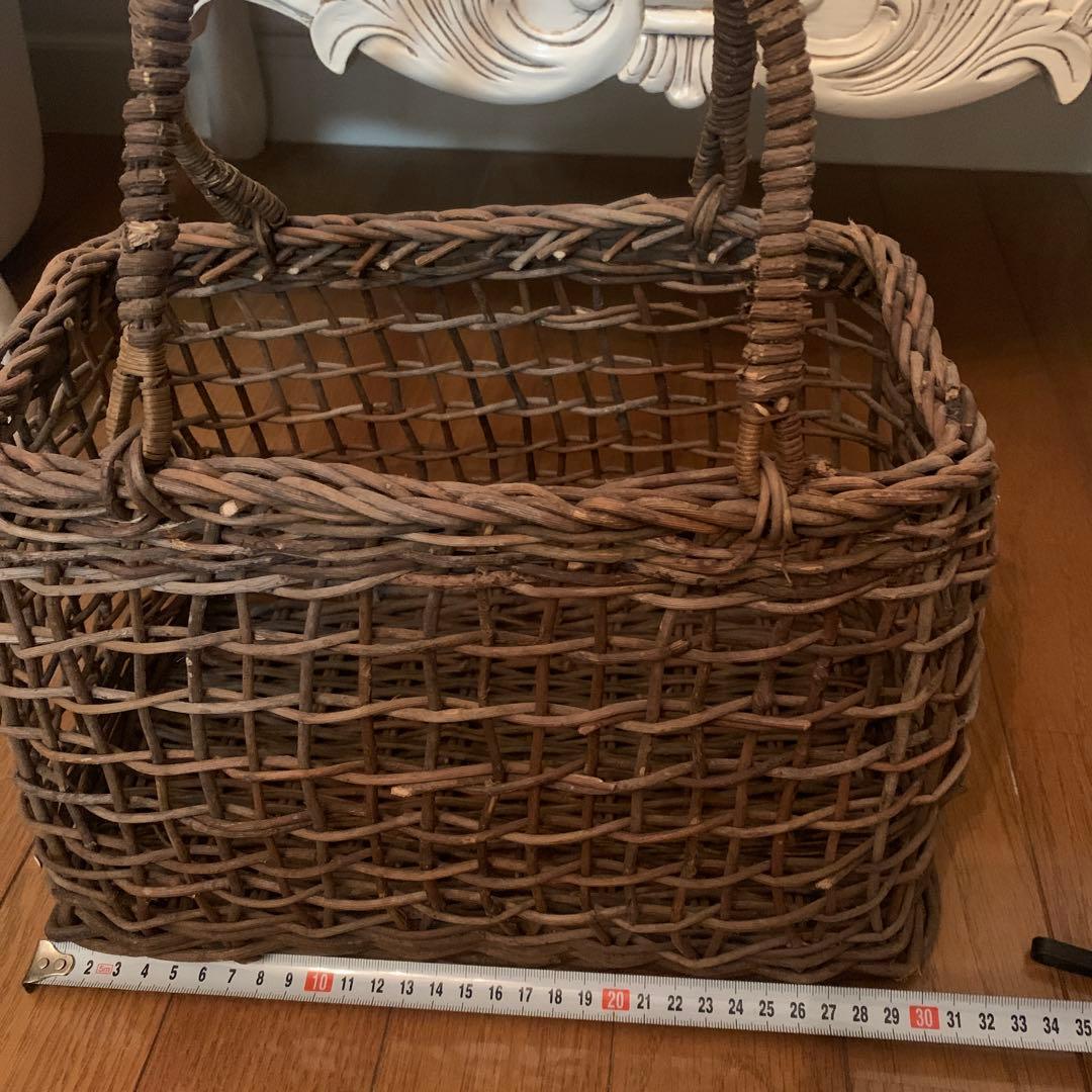 あけび籠バック　断捨離値下げ