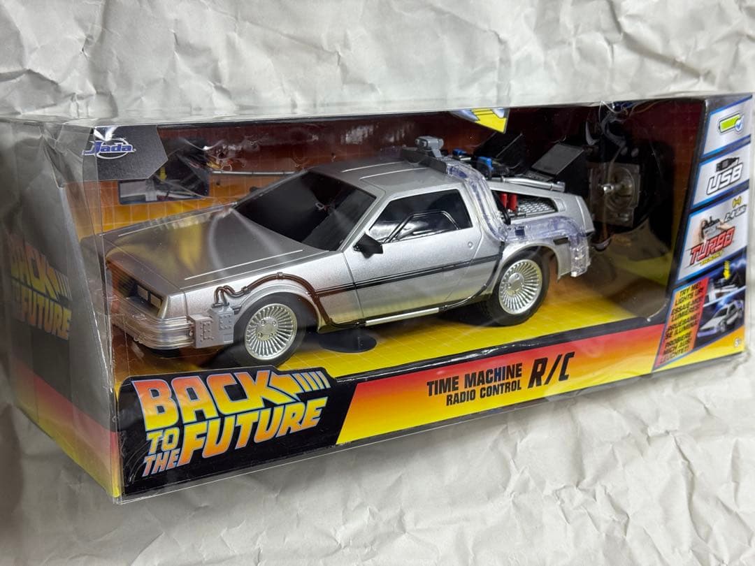 Jada Toys バックトゥザフューチャー 1/16 デロリアン ラジコン