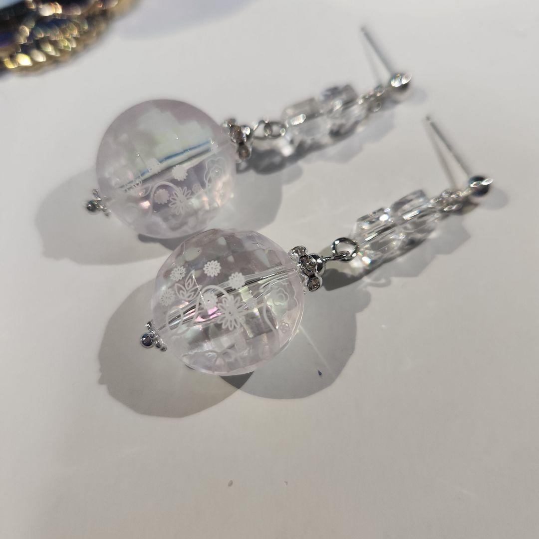 ハンドメイドピアス3284