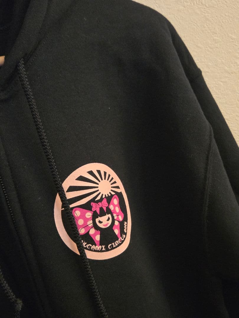 犬神サーカス団 黒 ジップパーカー 犬神凶子 サイズL - メルカリ