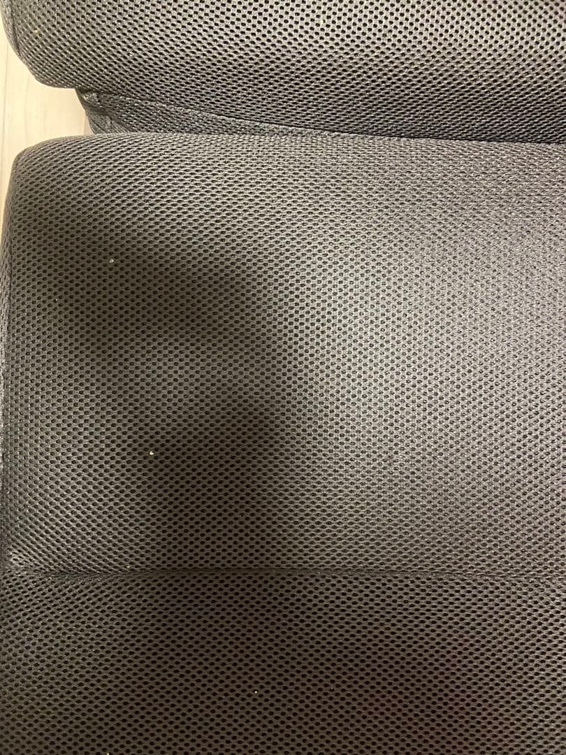 黒い折りたたみベッド キャスター付き