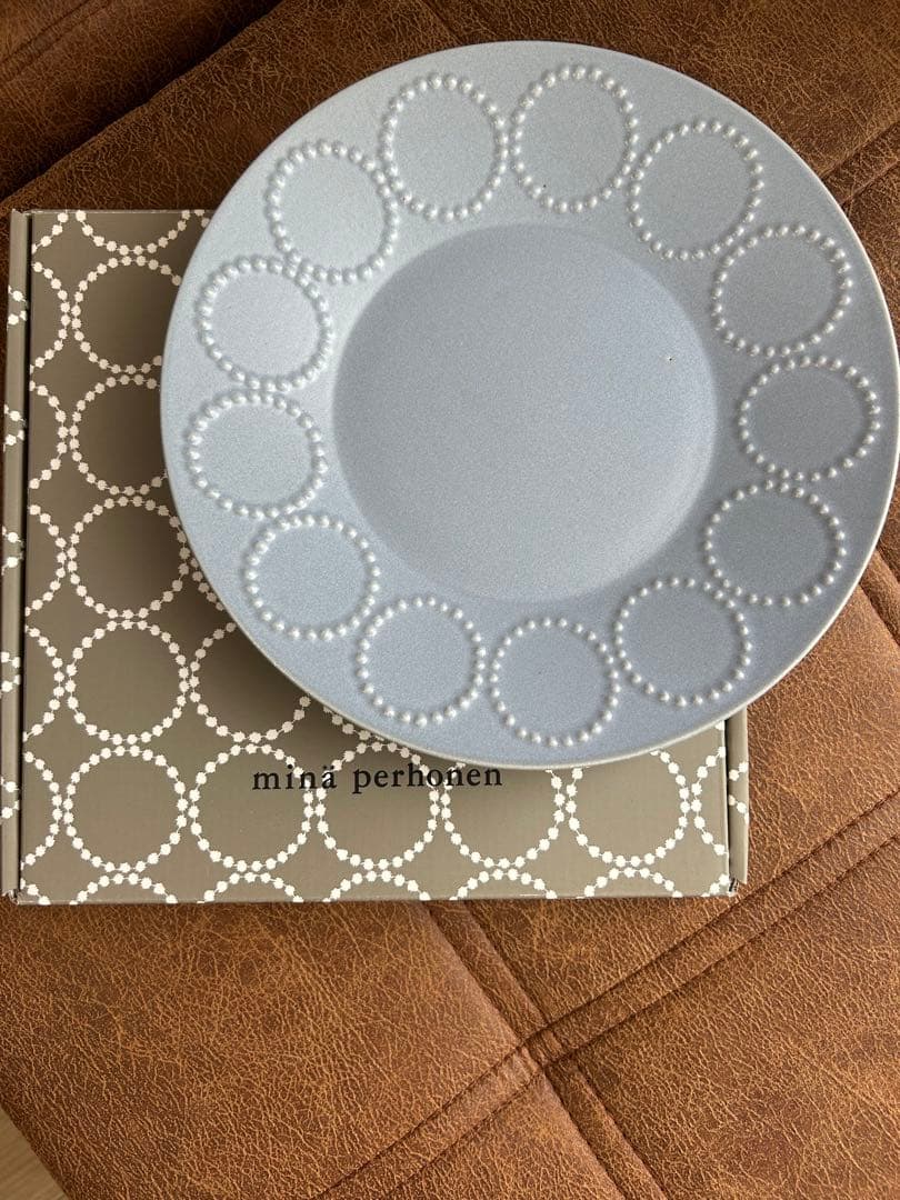 【完売品】ミナペルホネンmina perhonen タンバリン　プレートL 皿
