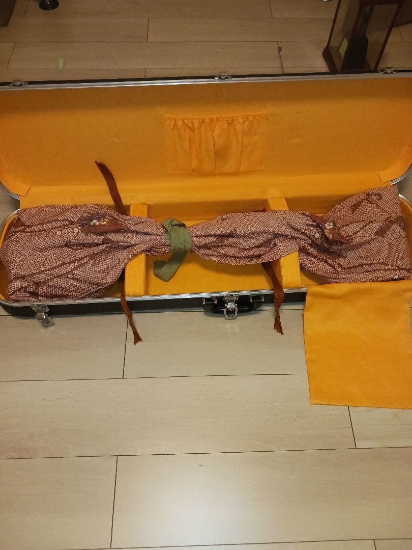 最高級津軽三味線 福林K9刻印　紅木　トチあり　金細　二本溝　購入価格150万円