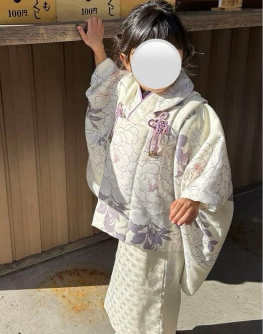 新品　七五三　被布　3歳