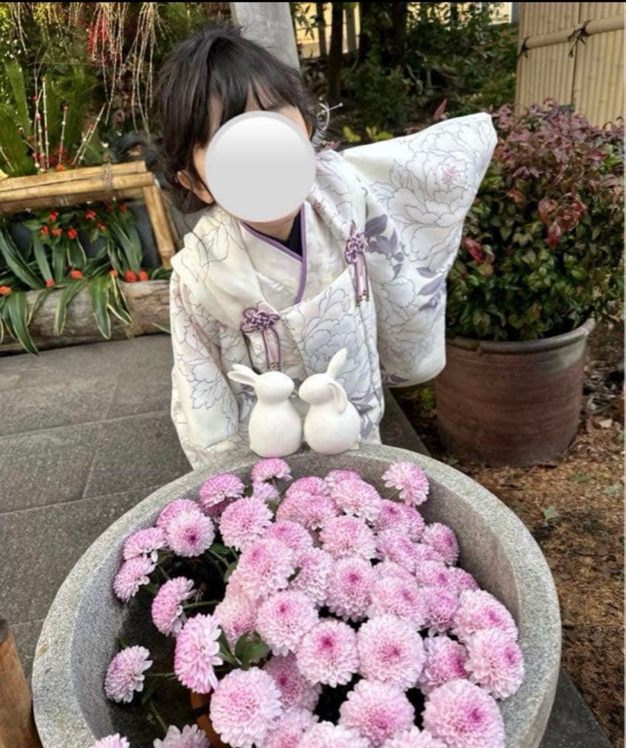 新品　七五三　被布　3歳