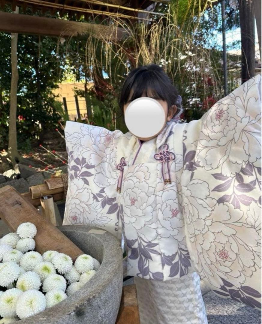 新品　七五三　被布　3歳