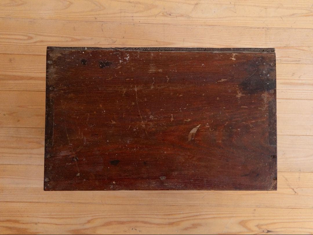 書類棚　レターケース　収納棚　木製　高さ50㎝　古道具　古家具　アンティーク