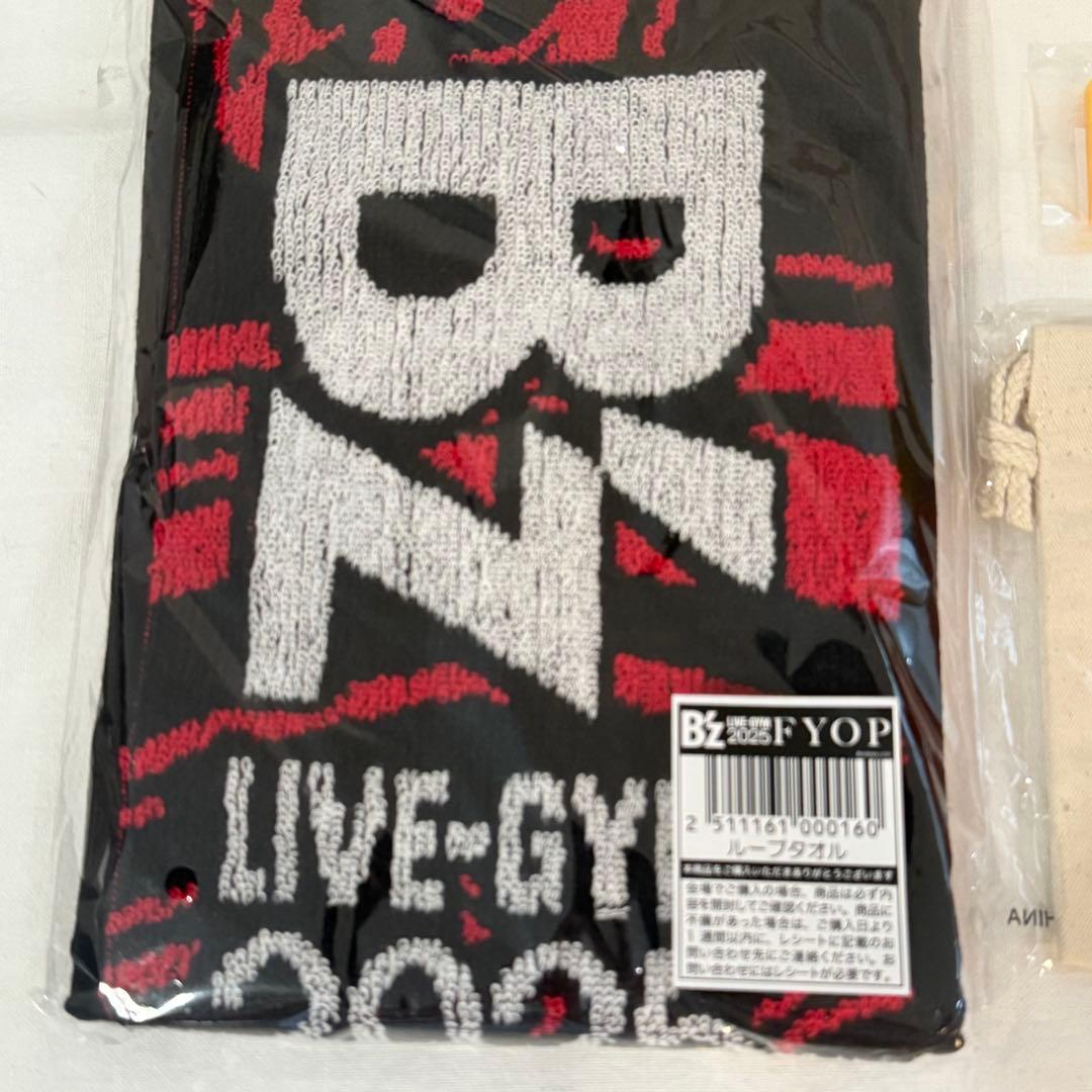 B'z LIVE GYM 2025 FYOP タオル ガチャ巾着 ライブグッズ - メルカリ