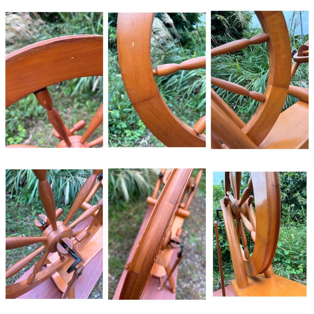 東京手織機　紡ぎ機　紡ぎ車2