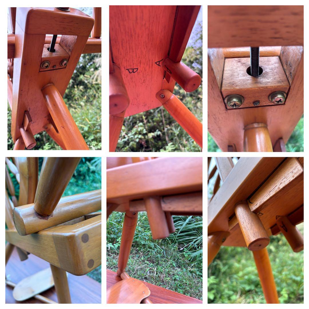 東京手織機　紡ぎ機　紡ぎ車2