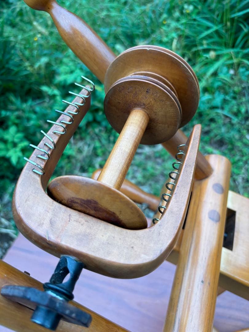 東京手織機　紡ぎ機　紡ぎ車2