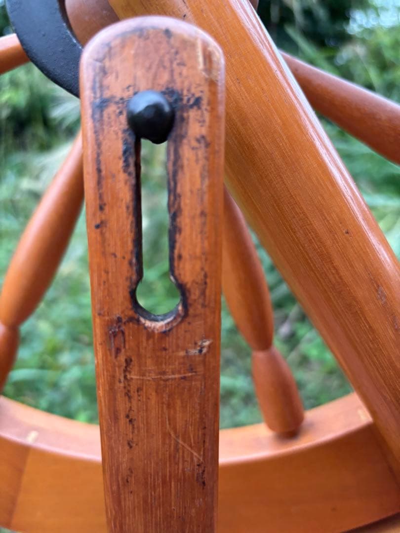 東京手織機　紡ぎ機　紡ぎ車2