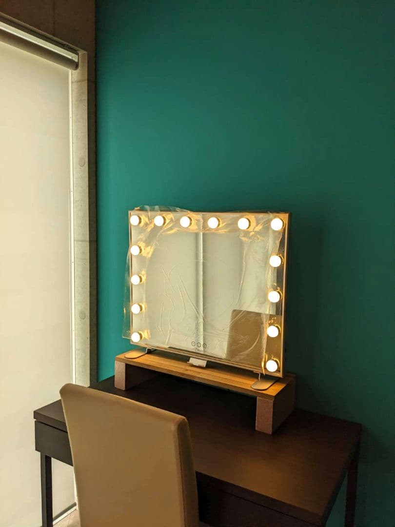 女優ミラー 　ハリウッドミラー　卓上鏡 　壁掛け鏡　USBポート付き