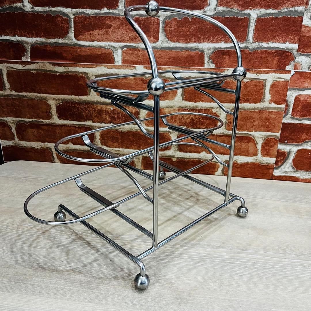 K2598【インテリア】3段 ディスプレイラック 飾り台 ケーキ台